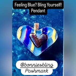 Bonnie’s Bling One Of A Kind Fused Glass Jewelry and Accessories to Wear.